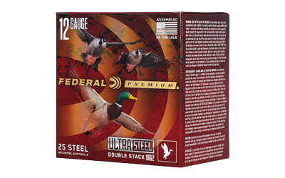 Fed Ult Stl 12ga 3" Bb/#2 25 โ Fed Ult Stl 12ga 3" Bb/#2 25
