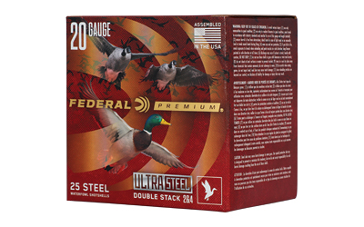 Fed Ult Stl 20ga 3" 1oz #2/#4 25 โ Fed Ult Stl 20ga 3" 1oz #2/#4 25