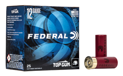 Fed Top Gun 12ga 2.75" #8 25 โ Fed Top Gun 12ga 2.75" #8 25