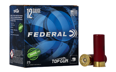 Fed Top Gun 12ga 2.75" #8 25 โ Fed Top Gun 12ga 2.75" #8 25