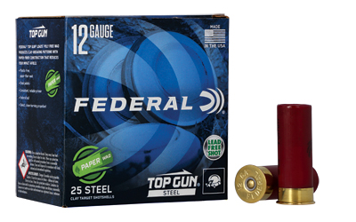 Fed Top Gun 12ga 2.75" #7.5 25 โ Fed Top Gun 12ga 2.75" #7.5 25