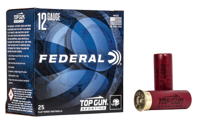 Fed Top Gun 12ga 2.75" #8 1 Oz 25/ โ Fed Top Gun 12ga 2.75" #8 1 Oz 25/
