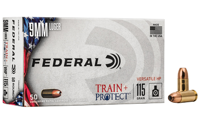 Fed Train/protct 9mm 115gr Vhp 50 โ Fed Train/protct 9mm 115gr Vhp 50