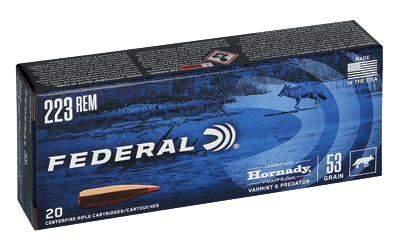 Fed V&p 223rem 53gr Hrndy V-max 20 โ Fed V&p 223rem 53gr Hrndy V-max 20