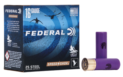Fed Speed Shok 16ga 2.75" #4 25 โ Fed Speed Shok 16ga 2.75" #4 25