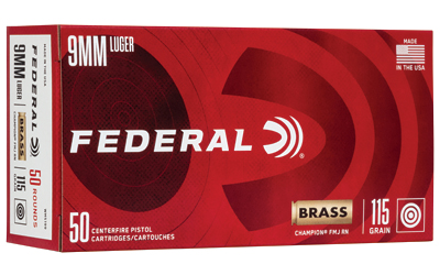 Federal Champion 9mm 115gr Full Metal Jacket