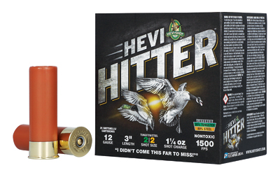 Hevi-hitter 12ga 3" 1.25oz #2 Tg/stl โ Hevi-hitter 12ga 3" 1.25oz #2 Tg/stl
