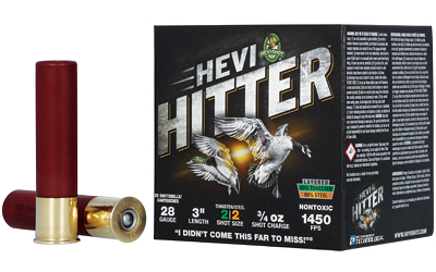 Hevi-hitter 28ga 3" 3/4oz #2 Tg/stl โ Hevi-hitter 28ga 3" 3/4oz #2 Tg/stl