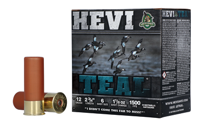 Hevi Teal 12ga 2.75" #6 25 โ Hevi Teal 12ga 2.75" #6 25