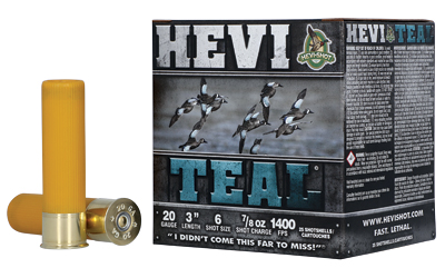 Hevi Teal 20ga 3" #6 25 โ Hevi Teal 20ga 3" #6 25