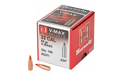 Hrndy V-max 22 Cal .224 55gr 100ct โ Hrndy V-max 22 Cal .224 55gr 100ct
