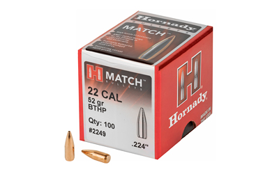 Hrndy Match 22cal .224 52gr 100ct โ Hrndy Match 22cal .224 52gr 100ct