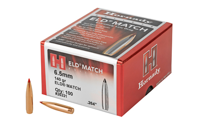 Hrndy ELD-M 6.5mm .264 140gr 100ct — Hrndy Eld-m 6.5mm .264 140gr 100ct