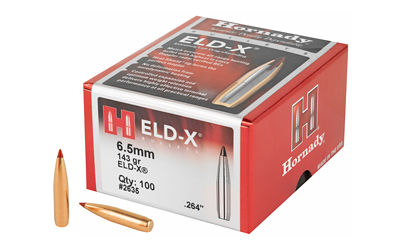 Hrndy Eld-x 6.5mm .264 143 Gr 100ct โ Hrndy Eld-x 6.5mm .264 143 Gr 100ct