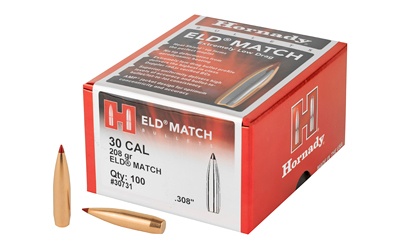 Hrndy Eld-m 30cal .308 208gr 100ct โ Hrndy Eld-m 30cal .308 208gr 100ct