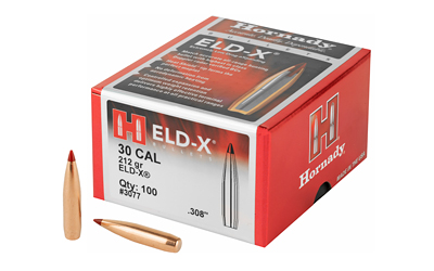 Hrndy Eld-x 30cal .308 212gr 100ct โ Hrndy Eld-x 30cal .308 212gr 100ct