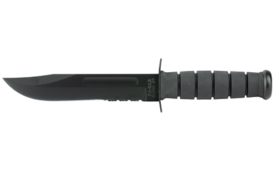 Kbar Fighting Knf 7" Blk Srtd W/sth — Kbar Fighting Knf 7" Blk Srtd W/sth