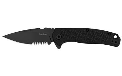 Kershaw Conduit Serrated 2.9" Blk — Kershaw Conduit Serrated 2.9" Blk