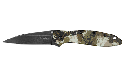 Kershaw Leek 3" Kings Camo Blkwash