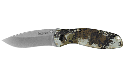 Kershaw Blur 3.4" Kings Camo Stnwash — Kershaw Blur 3.4" Kings Camo Stnwash