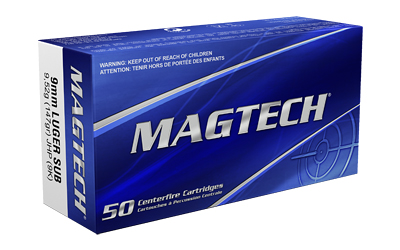 Magtech 9mm 147gr Jhp Sub 50 โ Magtech 9mm 147gr Jhp Sub 50