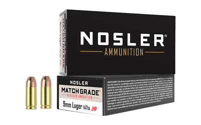 Nosler Asp 9mm 147gr Jhp 50