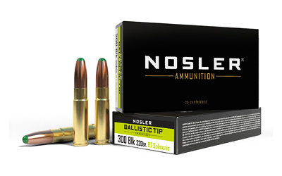 Nosler 300blk 220gr Bt Rn 20 โ Nosler 300blk 220gr Bt Rn 20