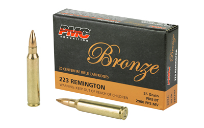 Pmc Ammunition Bronze 223 Remington 55gr Full Metal Jacket