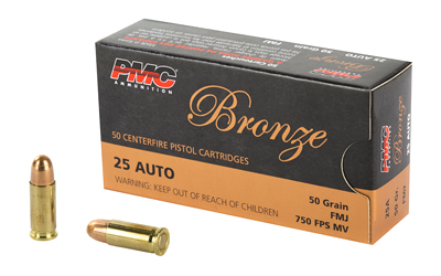 Pmc Brnz 25acp 50gr Fmj 50 โ Pmc Brnz 25acp 50gr Fmj 50