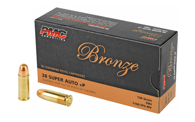 Pmc Brnz 38super +p 130 Fmj 50 โ Pmc Brnz 38super +p 130 Fmj 50