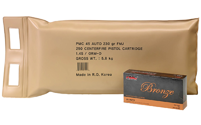 Pmc Ammunition Bronze 45acp 230gr Full Metal Jacket — 250