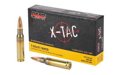 Pmc Xtac 762nato 147gr Fmj Bt 20 โ Pmc Xtac 762nato 147gr Fmj Bt 20