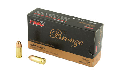 Pmc Brnz 9mm 115gr Fmj 50 โ Pmc Brnz 9mm 115gr Fmj 50