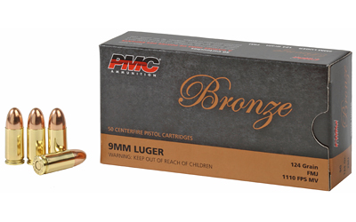 Pmc Brnz 9mm 124gr Fmj 50 โ Pmc Brnz 9mm 124gr Fmj 50