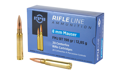 Ppu 8mm Mauser Fmj 198gr 20 โ Ppu 8mm Mauser Fmj 198gr 20