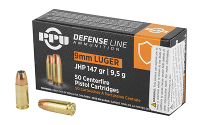 Ppu 9mm Jhp 147gr 50 โ Ppu 9mm Jhp 147gr 50