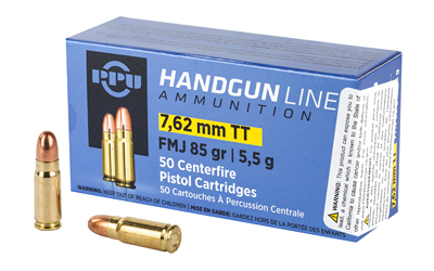 Ppu 7.62 Tokarev Fmj 85gr 50 โ Ppu 7.62 Tokarev Fmj 85gr 50