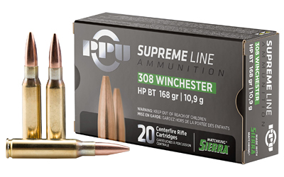Ppu Supreme 308win 168gr Hpbt 20 โ Ppu Supreme 308win 168gr Hpbt 20