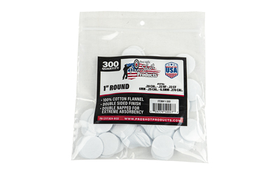 Pro-shot Patch .22-.270cal 1" 300ct โ Pro-shot Patch .22-.270cal 1" 300ct