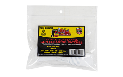 Pro-shot Patch .22-.270cal 100ct