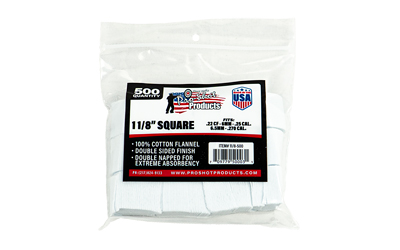 Pro-shot Patch .22-.270cal Sq 500 Ct โ Pro-shot Patch .22-.270cal Sq 500 Ct