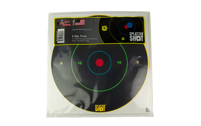 Proshot 12" Multi Clr Bullseye 5pk — Proshot 12" Multi Clr Bullseye 5pk