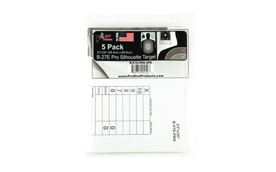 Proshot 23"x35" B27 Silh 5pk โ Proshot 23"x35" B27 Silh 5pk