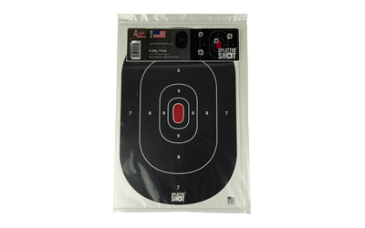 Proshot 12x18 Silh Ss Black 8pk