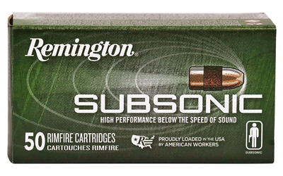 Remington Subsonic 22 Lr 40gr Copper Plated Hollow Point