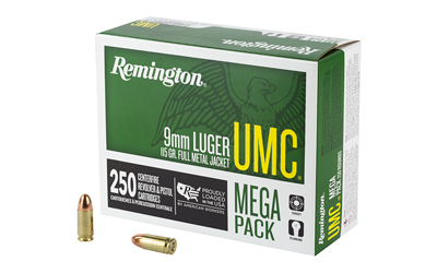 Remington Umc 9mm 115gr Full Metal Jacket — 250