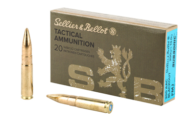 S&b 300blk 200gr Fmj Subsonic20 โ S&b 300blk 200gr Fmj Subsonic20