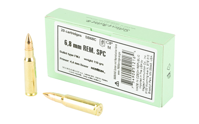S&b 6.8spc 110gr Fmj 20 โ S&b 6.8spc 110gr Fmj 20