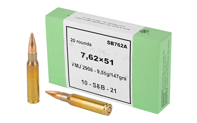 S&b 762x51 147gr Fmj 20 โ S&b 762x51 147gr Fmj 20
