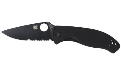 Spyderco Tenacious G-10 Combo Blk โ Spyderco Tenacious G-10 Combo Blk